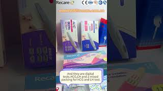 Recare semiquantitative LH and HCG test digital test kit Mixed packing for HCG test and LH test [upl. by Dlabihcra685]