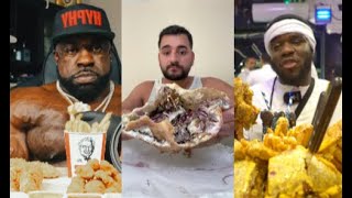 tiktok mukbang compilation  chipotle burrito wingstop and more 7 [upl. by Eckart]