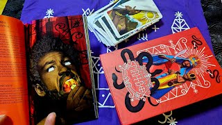 Voodoo Tarot Spirit Box Deck Unboxing  Initial reaction [upl. by Ellehcem844]