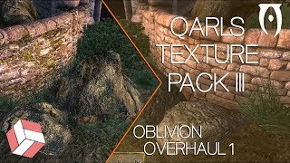 Oblivion  2018 Graphic Overhaul amp Remastered Textures Tutorial Qarls Texture Pack 3 Mods [upl. by Oiracam289]