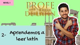 2 Aprendemos a leer latín Nivel 1 [upl. by Cari]