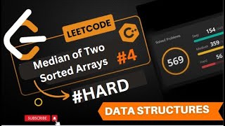 LeetCode 4  Median of Two Sorted Arrays  Optimal Solution Explained [upl. by Thanasi621]