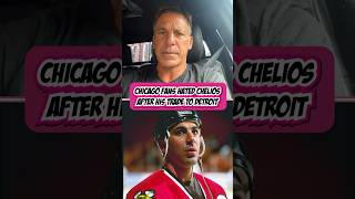 Chris Chelios was getting booed so bad his first game back in Chicago he had to leave mid game [upl. by Aizek]