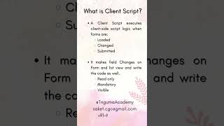 What is Client Script in ServiceNow [upl. by Serles]