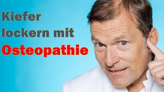 Osteopathie bei CMD und Tinnitus Übung zum Selbermachen [upl. by Aenal700]