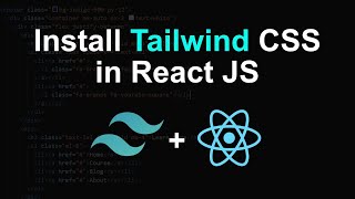 install Tailwindcss in React vite app [upl. by Kowalski]