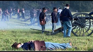 quotCamp lifequot Civil War Reenactment at MurfreesboroStone River TN [upl. by Noramac177]