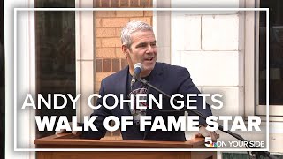 St Louis native Andy Cohen gets his star on the Walk of Fame [upl. by Maybelle]