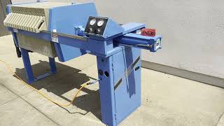 JWI 5 CU AIRHYDRAULIC FILTER PRESS FP2570 [upl. by Hi379]