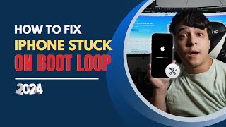 How To Fix iPhone Stuck On Boot Loop 2024 stuckonbootloop [upl. by Duma]