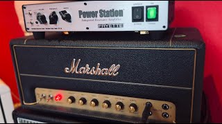 Marshall Studio SV20 Plexi with a Fryette Powerstation PS2 and a 69 Gibson SG Standard [upl. by Natam]