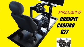 COMO FAZER  COCKPIT CASEIRO PARA LOGITECH G27 [upl. by Rafaela594]