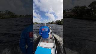 Windy Loxahatchee River Run  Gheenoe LT25 flogrown boat gheenoe americanflag [upl. by Ahsilam329]