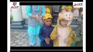 Gandhi Jayanti Special Assembly 02 Oct NURSERY TO KG II students where KG I performed [upl. by Quintana]