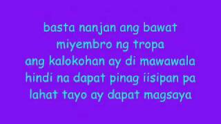 Barkadaparokya ni edgar lyrics [upl. by Ahtnams]