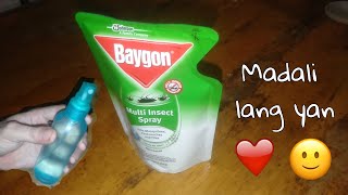 Baygon Multi Insect Spray quotWaterbasedquot [upl. by Rocray]