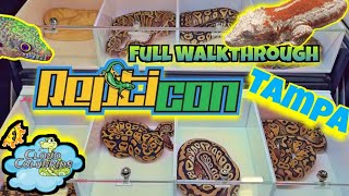 Repticon Tampa 2024 Huge Reptileshow Walkthrough [upl. by Swiercz]