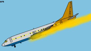 Plane Crash Flipaclip Animation [upl. by Htebyram23]