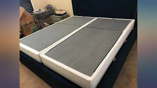 Mainstay HalfFold Metal Box Spring King King review [upl. by Bidget]