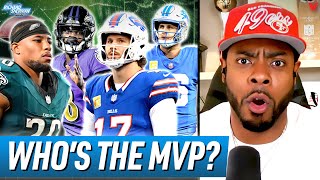 Will Josh Allen Saquon Barkley Lamar Jackson or Jared Goff win NFL MVP  Richard Sherman [upl. by Adia210]