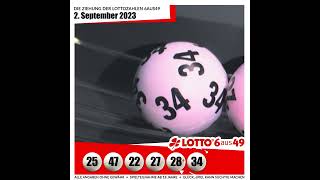 LOTTO 6aus49Gewinnzahlen von Samstag 02092023 [upl. by Ihpen]