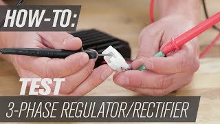 How To Test a 3 Phase RegulatorRectifier [upl. by Lazaruk]