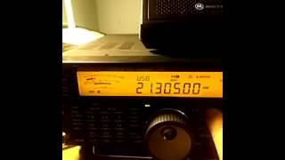 Kenwood TS590s noise blanker demo [upl. by Inalan]