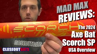 Axe Bat Scorch Slowpitch Bat USA Overview 2024 [upl. by Buskirk]