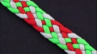 How to Make a 6Strand Double Helix Flat Braid Bracelet by TIAT [upl. by Layap]