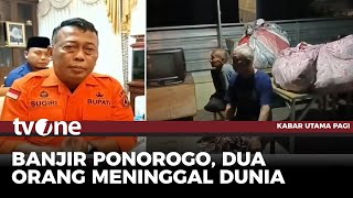 11 Desa di Ponorogo Terendam Banjir  Kabar Utama Pagi tvOne [upl. by Nanice]