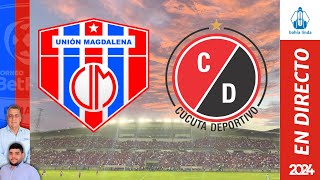 🎙️ ⚽ UNIÓN MAGDALENA VS CÚCUTA En Vivo hoy 🔵🔴 Partido Unión Magdalena Hoy [upl. by Bina336]