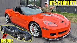 Our Wrecked Corvette ZR1 Is Fully Rebuilt [upl. by Fidele]