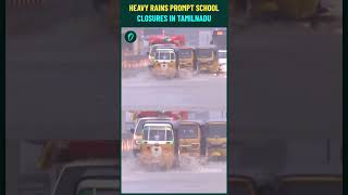 Tamil Nadu Declares Holiday for Schools and Colleges as Heavy Rains Lash Region [upl. by Reamy]