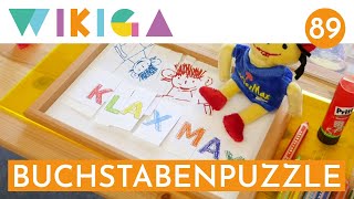 BUCHSTABENPUZZLE  WIKIGA  Wie im Kindergarten [upl. by Marilee]