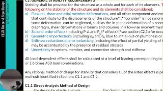 CE411 6 Stability Analysis with Autodesk Robot 12 [upl. by Iasi436]