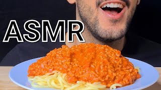 ASMR SPAGHETTI BOLOGNESE  MEATSAUCE EATING SOUNDS NO TALKING MUKBANG [upl. by Biddick156]