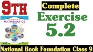 Class 9 Maths Chapter 5 Exercise 52  Ex 52 Class 9  NBF  Physics and Math hub [upl. by Gunn]