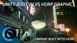 Unity BuiltIn Render Vs Unity High Definition Render Pipeline Graphics Comparison [upl. by Anirb464]