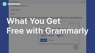 Grammarly Basics What You Can Get for Free [upl. by Omoj]