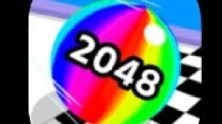 Ball Run 🏃💨 2048 Game 💞 shortfeed ytshortfeed newgame 2048ballgame mergenumber gameball [upl. by Nairret]