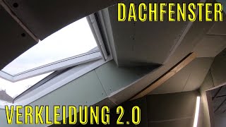 Upgrade Dachflächenfenster Verkleidung 20 Herstellung mit der Oberfräse Drywall hack Velux DIY [upl. by Byrne]