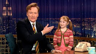 Conans Daughter  Late Night with Conan O’Brien [upl. by Orodisi]