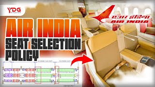 Air India Seat Selection Policy and Fees airindia airindiaflights airindiaplane [upl. by Drawyeh]