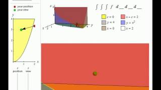 Triple Integral Parabolic Cylinder and Plane Example [upl. by Jose192]