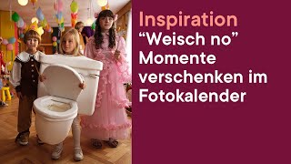 ifolor Inspiration  quotWeisch noquot Momente verschenken im Fotokalender [upl. by Mcdougall696]