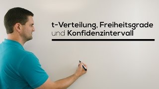 tVerteilung Freiheitsgrade Konfidenzintervall Mathe by Daniel Jung [upl. by Higginson848]