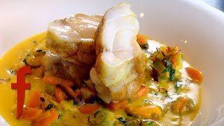 Gordon Ramsay Demonstrates How To Make Monkfish with a Mussel Broth  The F Word [upl. by Ailsun411]