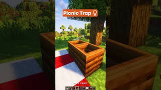 Minecraft Picnic trap 🪤 shorts [upl. by Ffirahs]