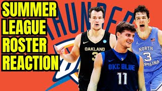 Oklahoma City Thunder Summer League roster breakdown  reaction and players to watch [upl. by Pohsib]