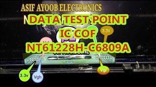 DATA TEST POINT IC COF NT61228HC6809A [upl. by Ecadnarb170]